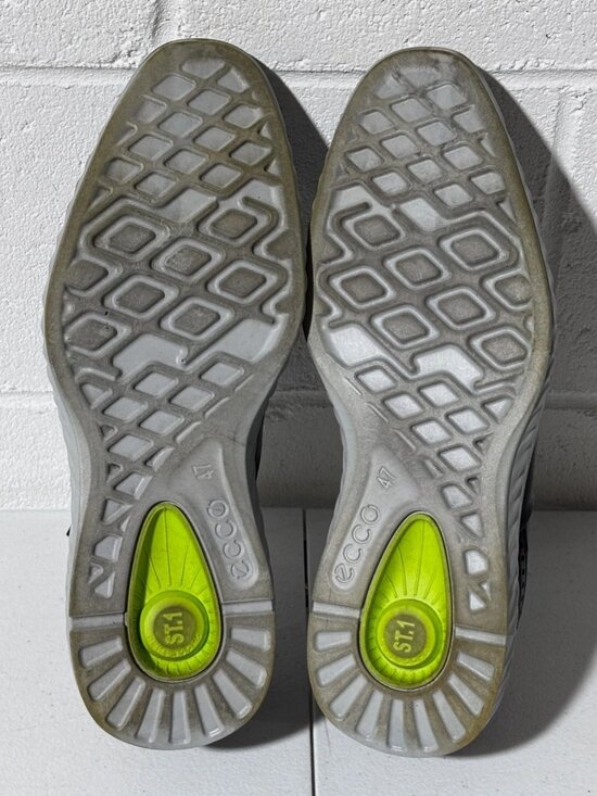 Ecco Mens Shoes St.1 Hybrid Lite Sneaker Sz 13 US Worn Twice with Box Black Gray main image 5
